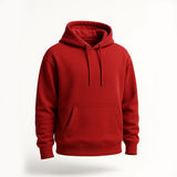 Red Basic Hoodie for Men