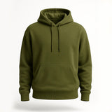 Green Basic Hoodie for Men