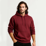 Maroon Basic Hoodie for Men