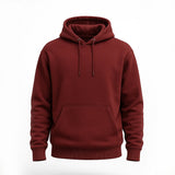 Maroon Basic Hoodie for Men
